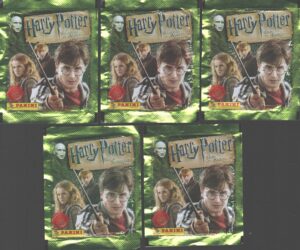 Harry Potter e i doni della morte parte 1 - Lotto 5 bustine di figurine (Versione Internazionale) ed. Panini 2010
