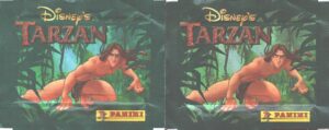 Tarza (Walt Disney) - Lotto 2 bustine di figurine ed. Panini