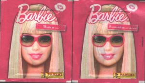 Barbie - Lotto 2 bustine di figurine ed. Panini 2009