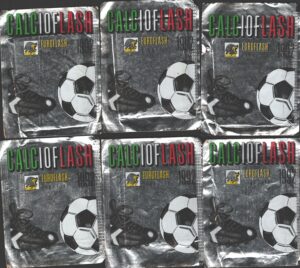 Calcioflash 1992 - Lotto 6 bustine di figurine ed. Flash 1992