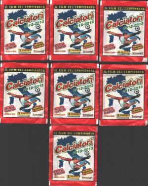 Calciatori 2012-2013 Il Film del Campionato - Lotto 7 bustine di figurine ed. Panini 2013