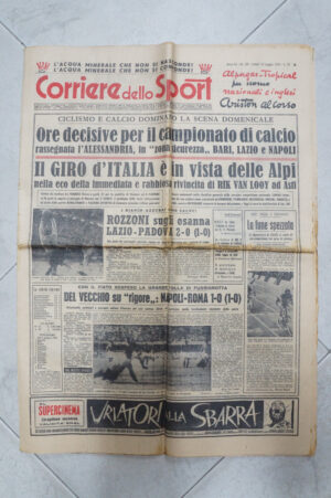 Corriere dello Sport Anno 41 n. 128 del 30 Maggio 1960 ed. Editoriale Corriere dello Sport
