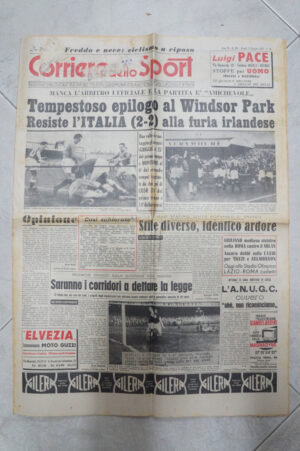 Corriere dello Sport Anno 38 n. 290 del 5 Dicembre 1957 ed. Editoriale Corriere dello Sport