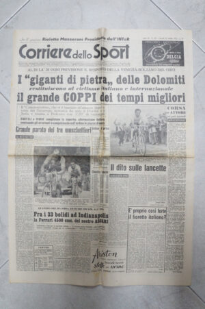 Corriere dello Sport Anno 33 n. 127 del 30 Maggio 1952 ed. Editoriale Corriere dello Sport