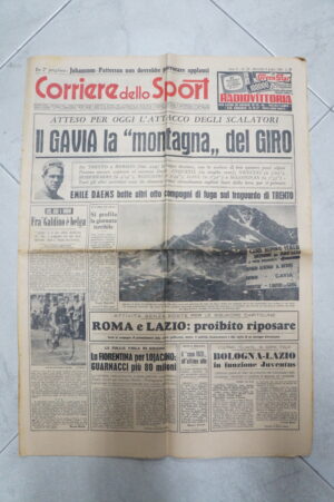 Corriere dello Sport Anno 41 n. 136 del 8 Giugno 1960 ed. Editoriale Corriere dello Sport