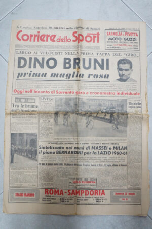 Corriere dello Sport Anno 41 n. 120 del 20 Maggio 1960 ed. Editoriale Corriere dello Sport