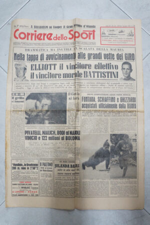 Corriere dello Sport Anno 41 n. 135 del 7 Giugno 1960 ed. Editoriale Corriere dello Sport