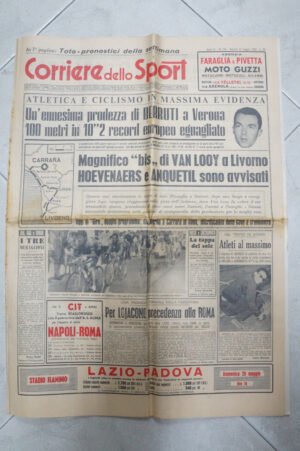 Corriere dello Sport Anno 41 n. 126 del 27 Maggio 1960 ed. Editoriale Corriere dello Sport