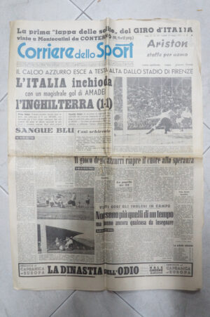 Corriere dello Sport Anno 33 n. 117 del 19 Maggio 1952 ed. Editoriale Corriere dello Sport