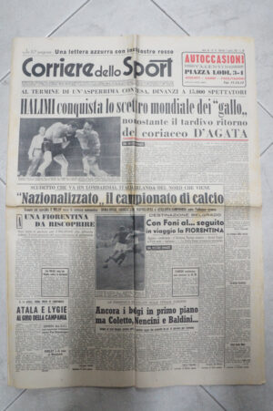 Corriere dello Sport Anno 38 n. 79 del 2 Aprile 1957 ed. Editoriale Corriere dello Sport