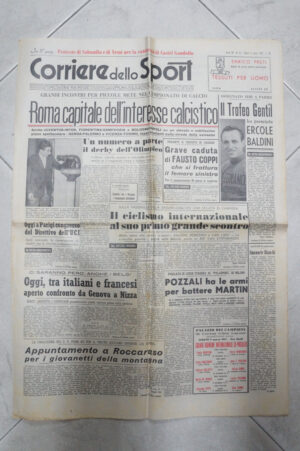 Corriere dello Sport Anno 38 n. 53 del 2 Marzo 1957 ed. Editoriale Corriere dello Sport