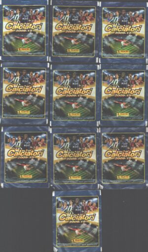Calciatori 2009-10 - Lotto 10 bustine di figurine ed. Panini 2010