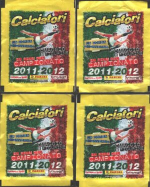 Calciatori 2011-2012 Il Film del Campionato - Lotto 4 bustine di figurine ed. Panini 2012