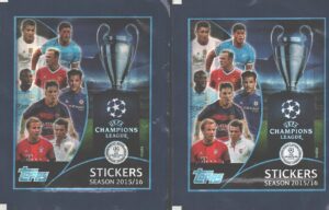 Champions League 2015-16 - Lotto 2 bustine di figurine ed. Topps