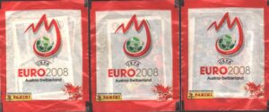 UEFA Euro 2008 Austria Switzerland - Lotto 3 bustine di figurine ed. Panini