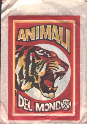 Animali del mondo - Bustina di figurine ed. Edizioni dell'Arte 1969