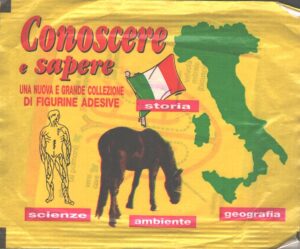 Conoscere e Sapere - Bustina di figurine ed. Gallo & Associati 1996