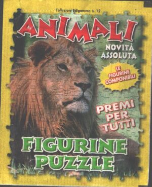 Animali Figurine Puzzle - Bustina di figurine ed. Edigamma 1999