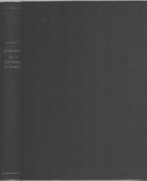 Introduzione alla riforma agraria di Ruggero Grieco ed. Einaudi (1949)