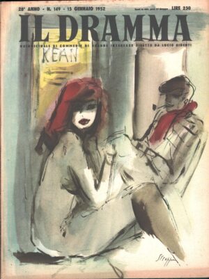 Rivista Il Dramma n. 149 - 15 Gennaio 1952 ed. Società Editrice Torinese