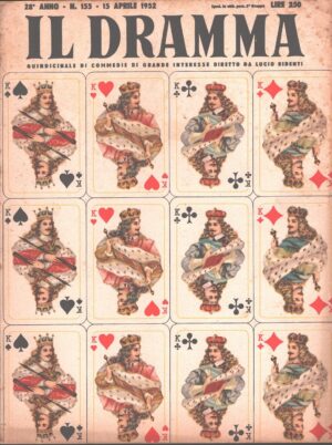 Rivista Il Dramma n. 155 - 15 Aprile 1952 ed. Società Editrice Torinese