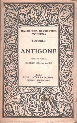 Antigone di Sofocle ed. Laterza (1954)