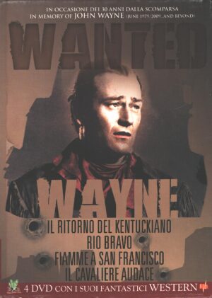 Wanted Wayne (John Wayne) - Box (4 DVD) con Slipcase - DVD in Italiano
