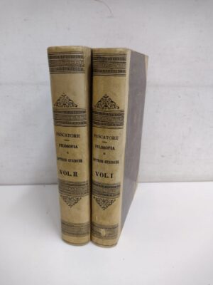 Filosofia e Dottrine Giuridiche (2 volumi) di M. Pescatore ed. Fratelli Bocca (1879-1881)