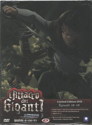 L'attacco dei Giganti - Stagione 3 Box 1 (3 DVD) (Episodi 38-49) DVD in Italiano