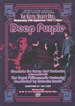 Deep Purple Concerto for Group and Orchestra - DVD Edizione Stati Uniti NTSC, Lingua Inglese