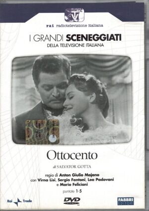 Ottocento - Miniserie Completa DVD RAI (2 DVD) (Episodi 1-5) Grandi Sceneggiati Rai - Versione da edicola - DVD in Italiano