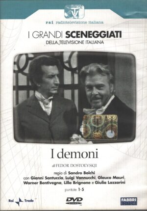 I Demoni - Miniserie Completa DVD RAI (Episodi 1-5) (2 DVD) Grandi Sceneggiati RAI - Versione da edicola - DVD in Italiano