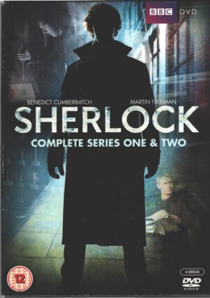 Sherlock - Complete Series 1-2 (4 DVD) (Episodes 6) with Box - DVD Edizione Regno Unito PAL Regione 2, Lingua Inglese