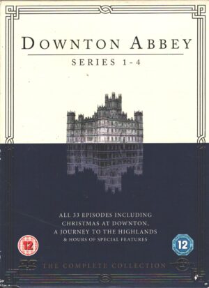 Downton Abbey - Complete Seasons 1-4 (15 DVD) (Episodes 31) with Box - DVD Edizione Regno Unito PAL Regione 2, Lingua Inglese