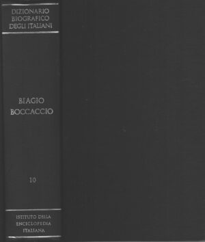 Biagio Boccaccio - Dizionario Biografico degli Italiani (vol. 10) ed. Istituto della Enciclopedia Italiana