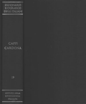 Cappi Cardona - Dizionario Biografico degli Italiani (vol. 19) ed. Istituto della Enciclopedia Italiana