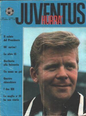 Hurrà Juventus n. 9 - Settembre 1968 - In copertina Haller