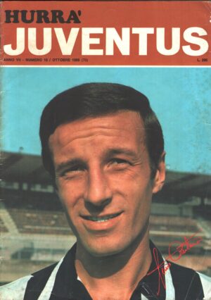 Hurrà Juventus n. 10 - Ottobre 1969 - In copertina Castano