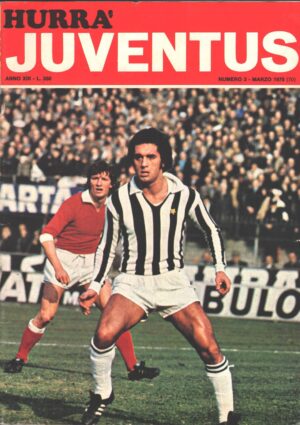 Hurrà Juventus n. 3 - Marzo 1975 - In copertina Claudio Gentile