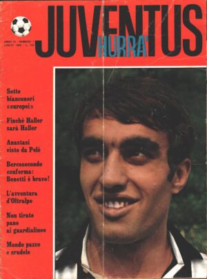 Hurrà Juventus n. 7 - Luglio 1968 - In copertina Anastasi