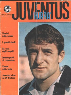 Hurrà Juventus n. 5 - Maggio 1969 - In copertina Menichelli