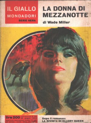 La donna di mezzanotte di Wade Miller - Giallo Mondadori n. 908 (Serie Nera) ed. Mondadori