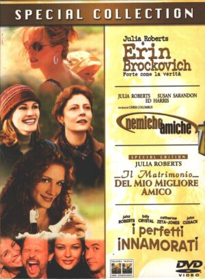 Roberts Julia Special Collection (4 DVD) Jewel Box con Cofanetto - DVD in Italiano (Erin Brockovich, Nemiche Amiche, Il matrimonio del mio migliore amico, I perfetti innamorati)