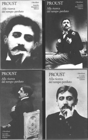 Alla ricerca del tempo perduto (4 volumi) di Marcel Proust - I Meridiani n. 27-28-29-30 ed. Mondadori (Versione da edicola)