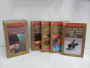 Romanzi e racconti del Grande Nord e dei Mari del Sud (4 vol.) di London ed. Newton Compton