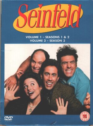 Seinfeld - Complete Seasons 1-3 (8 DVD) (40 Episodes) con Cofanetto - Edizione Regno Unito PAL Regione 2, Lingua Inglese