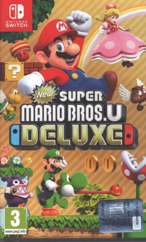 New Super Mario Bros U Deluxe - SOLO CUSTODIA videogioco - Nintendo Switch