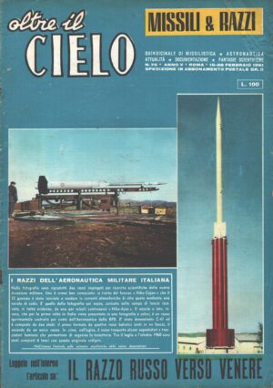 Rivista Oltre il Cielo n. 78 del 16-28 Febbraio 1961 ed. Esse