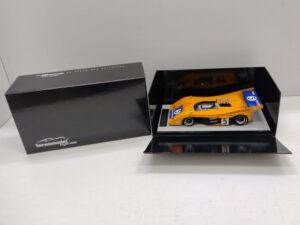 McLaren M20 Tecnomodel TM18-57F Mythos Can-Am 1972 Road America Elkhart Lake Car #5 Hulme 1:18 Modellino Model car Giallo