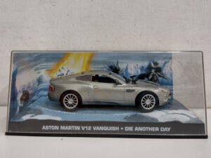 Aston Martin V12 Vanquish - 007 Die another day 1:43 Modellino Model car Die Cast - James Bond (La morte può attendere)
